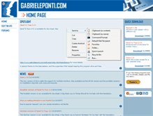 Tablet Screenshot of gabrieleponti.com